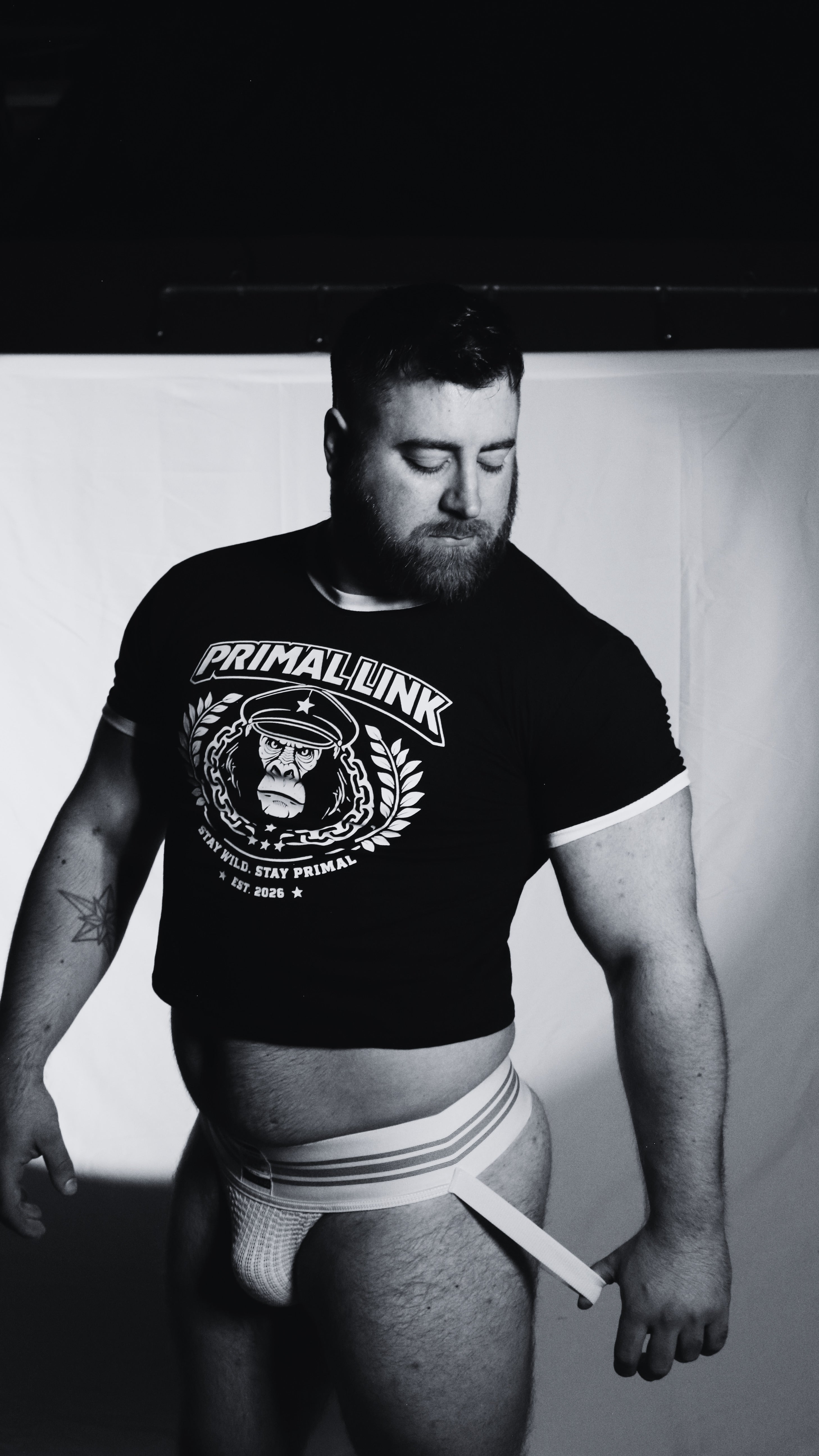 CROPPED VARSITY RINGER